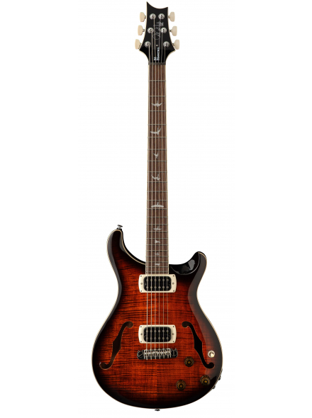 SE Ed Sheeran Hollowbody I Baritone Piezo (Orange Tiger Smokeburst), зображення 1